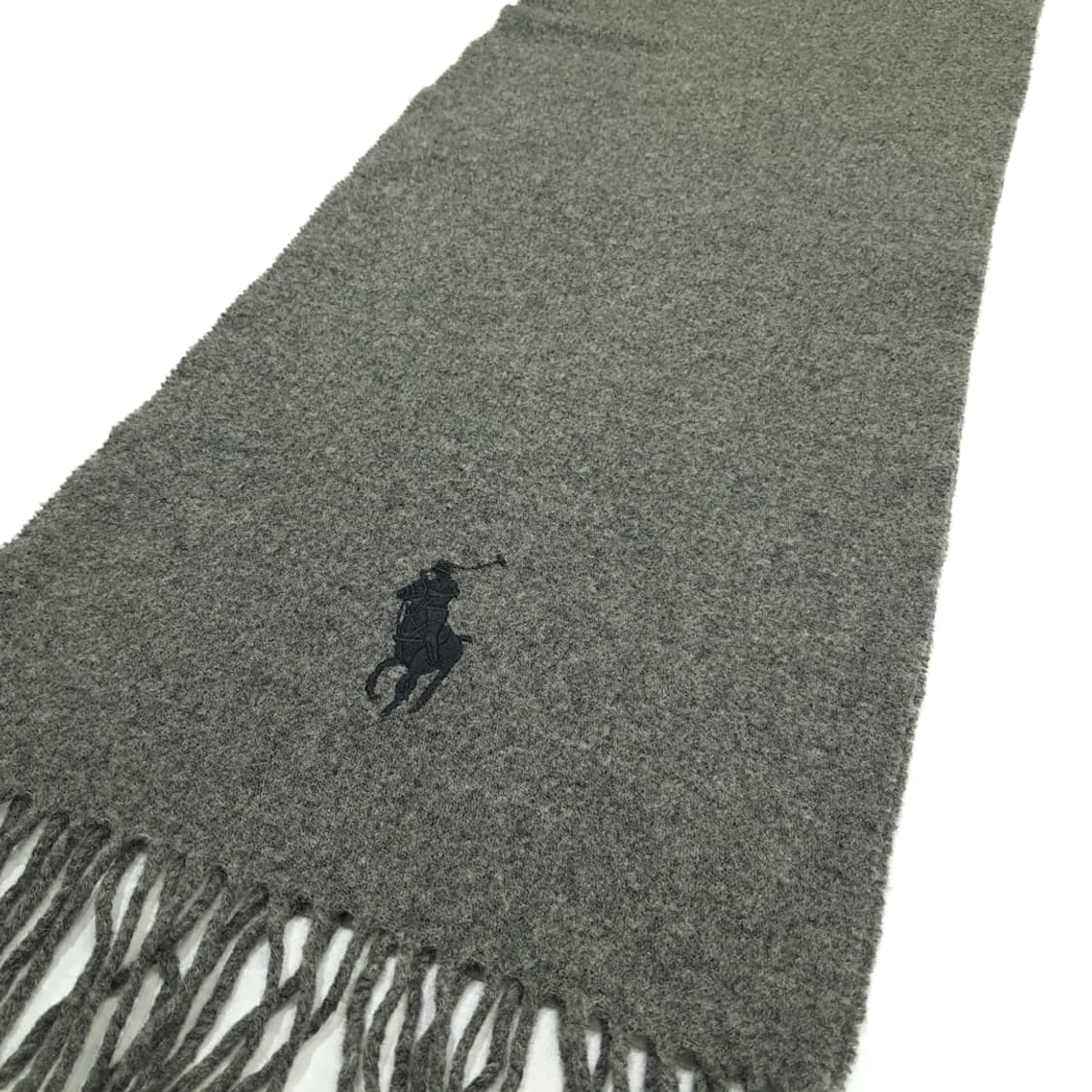 MX260 폴로 랄프로렌 그레이 램스울 목도리 머플러 상품이미지2