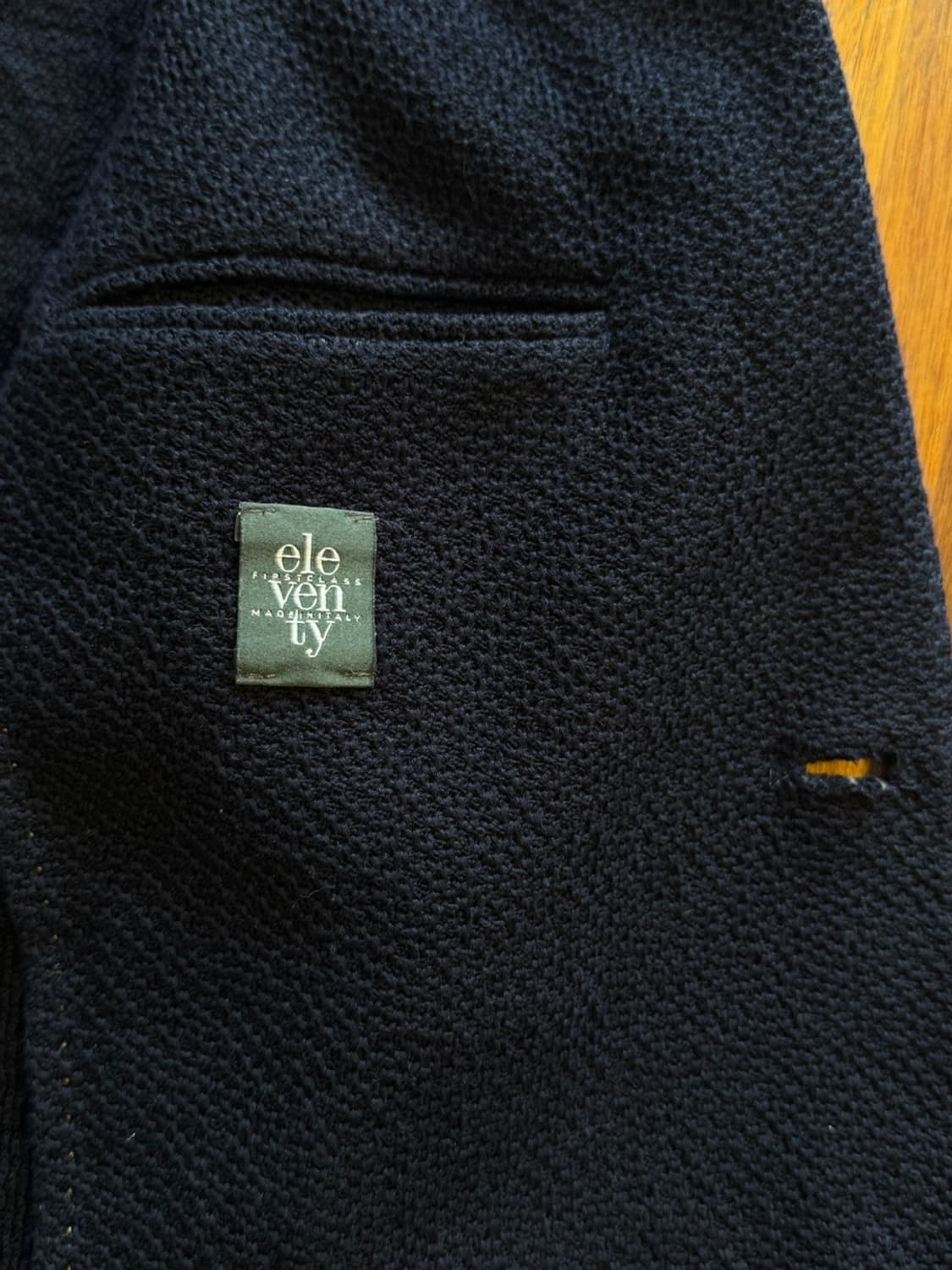 일레븐티 니트 테일러드 자켓 100 상품이미지5