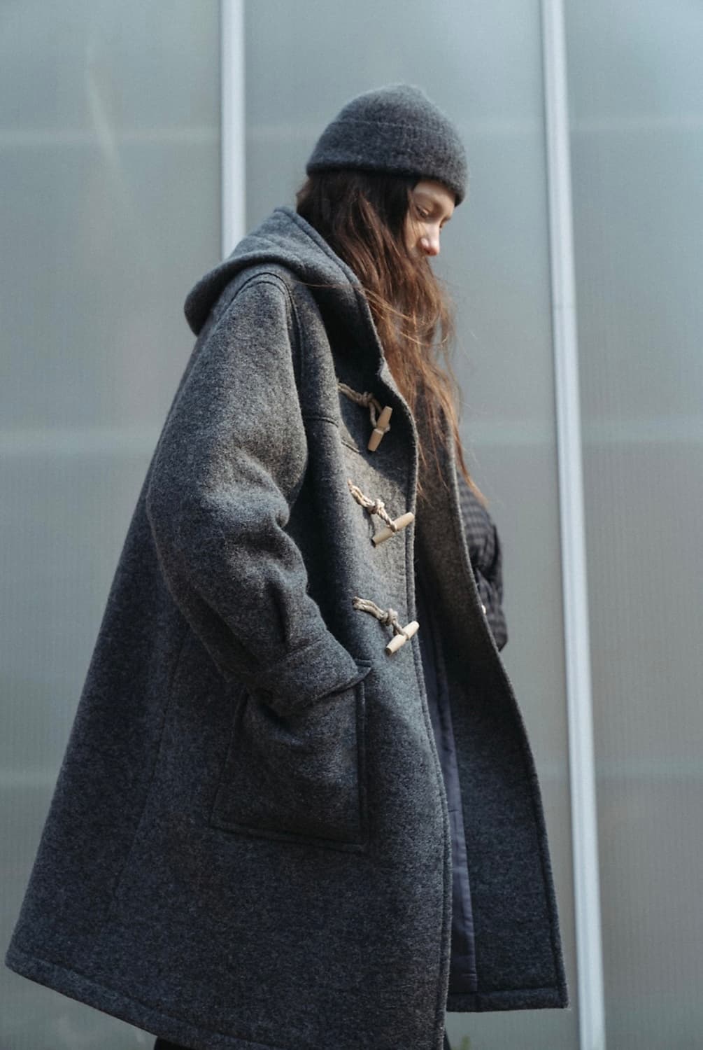 낫띵리튼 더플코트 그레이 상품이미지2