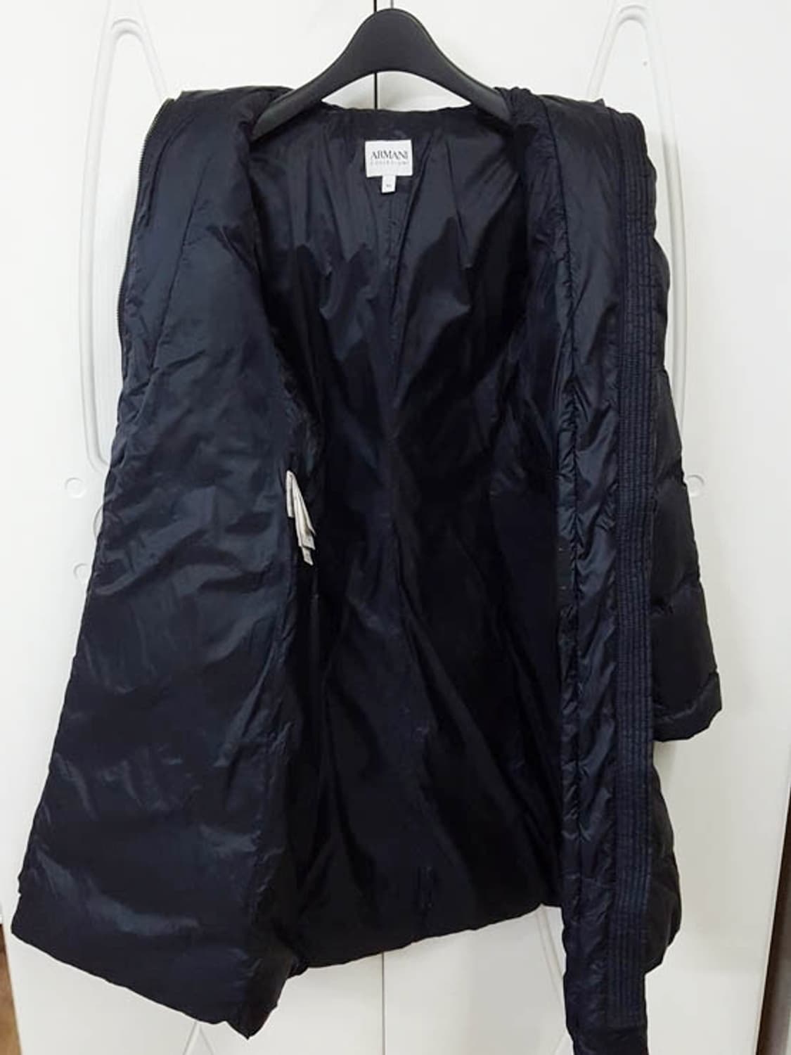 아르마니 꼴레지오니 여성 다운 패딩 코트 S 상품이미지6