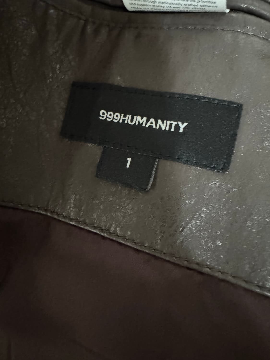 999휴머니티 레더자켓 브라운 1 상품이미지3
