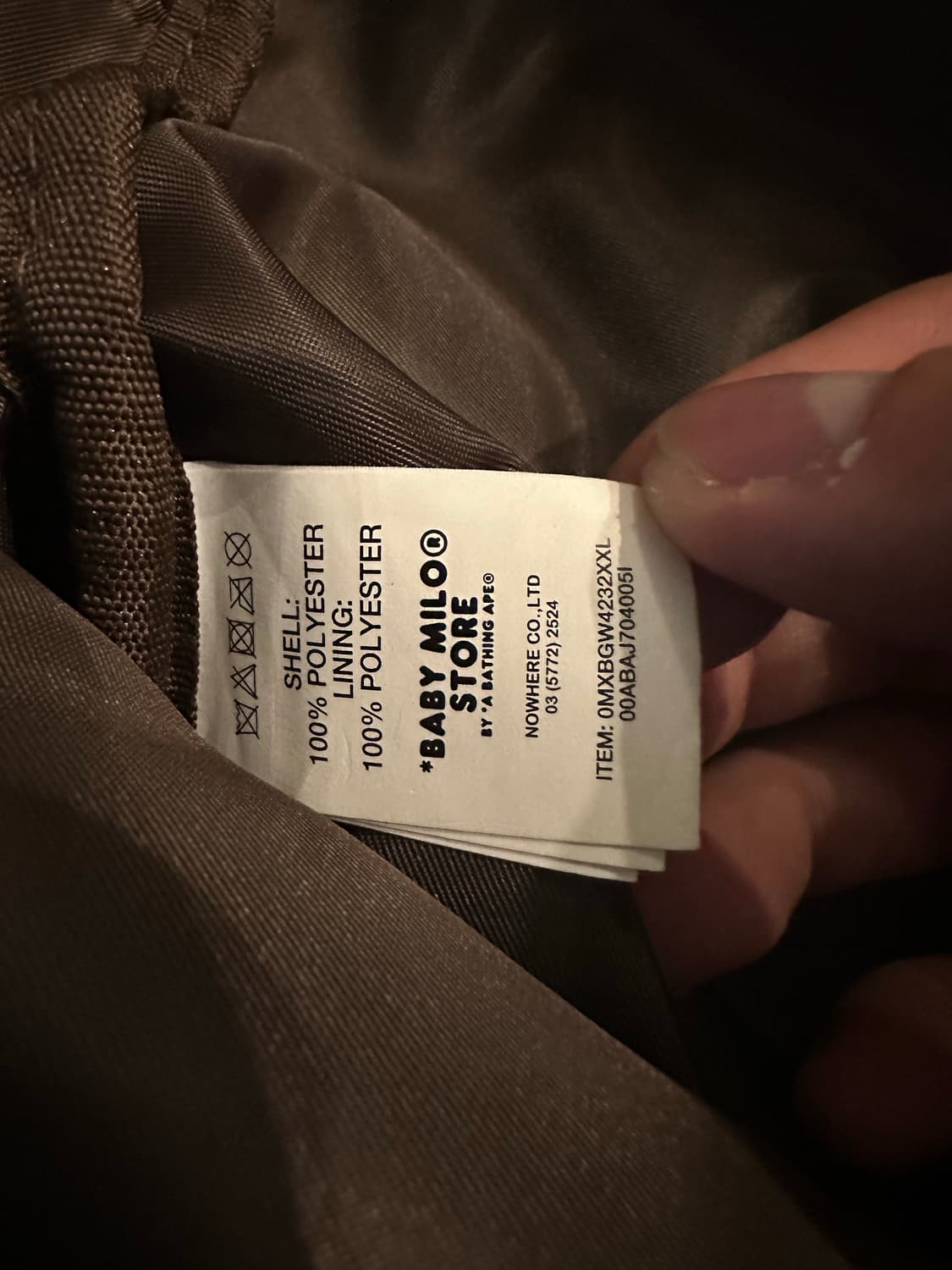 베이프 베이비 마일로 퍼 백팩 브라운 상품이미지10