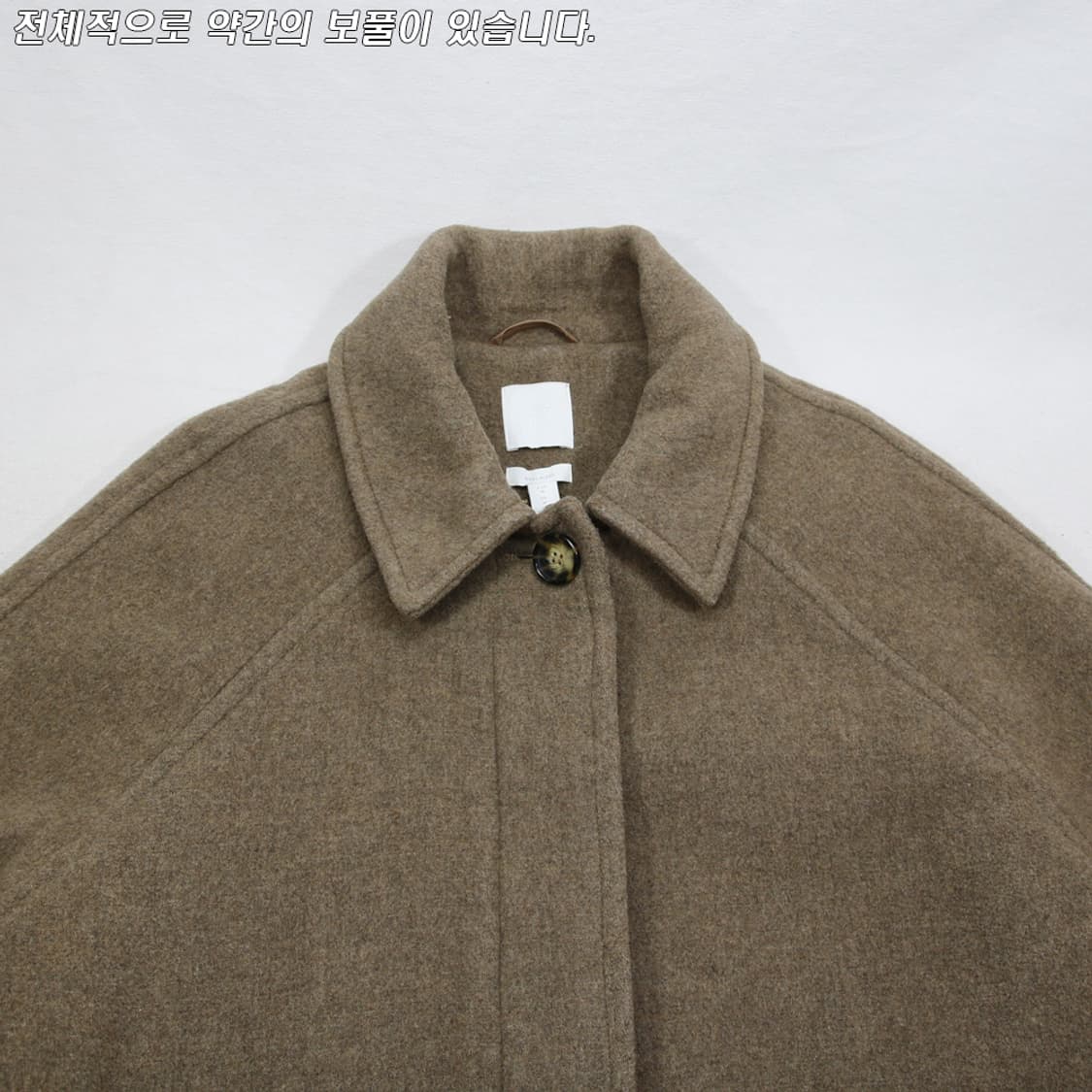 H&M 울 발마칸 코트 (여성용 M) 상품이미지4