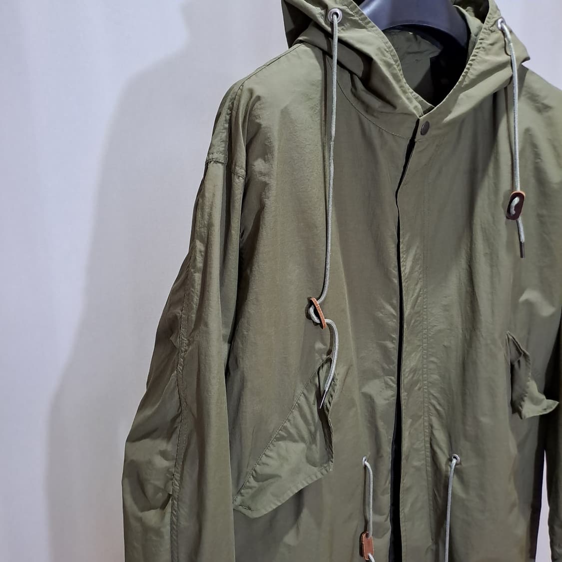 (택포) 아웃스탠딩 피쉬테일 후드파카 M B588 상품이미지3