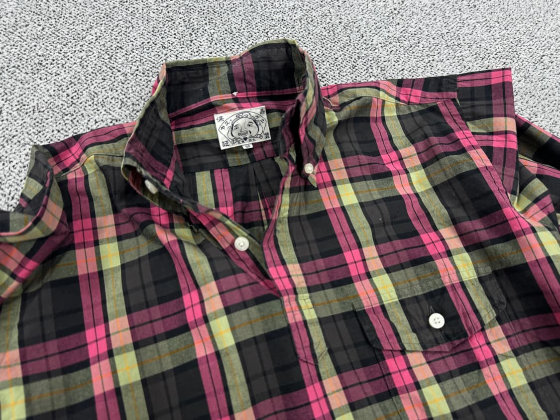 EVISU JAPAN 에비수 체크셔츠 상품이미지3