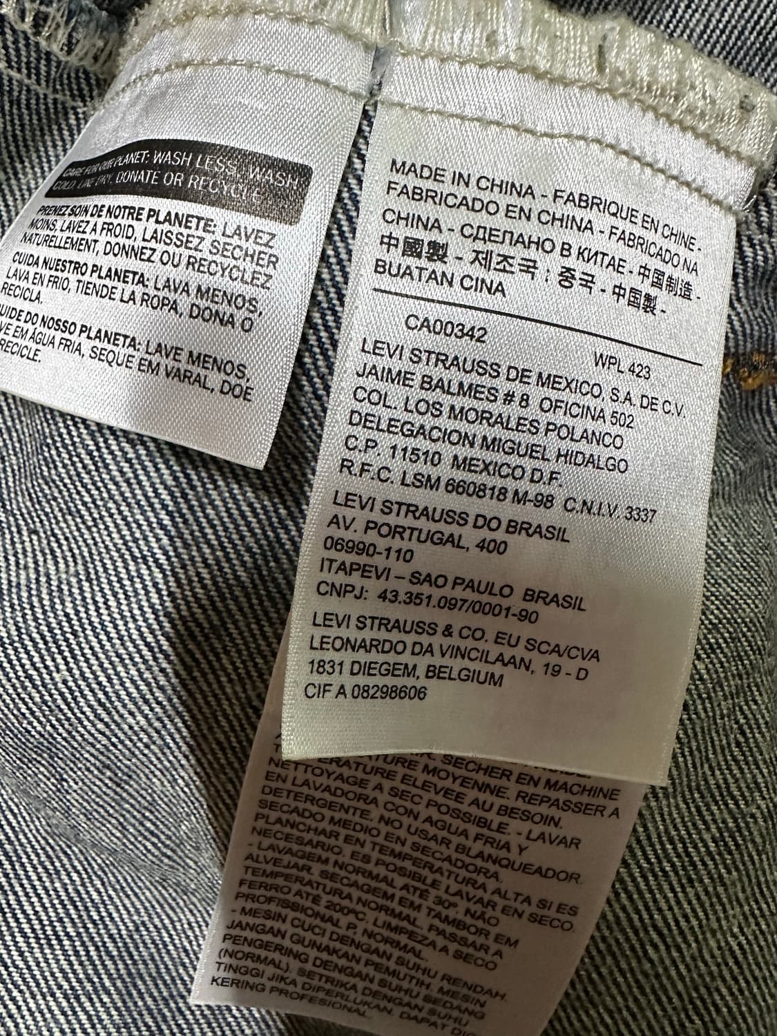 리바이스 데님 청자켓 리바이스M 데님자켓 상품이미지6