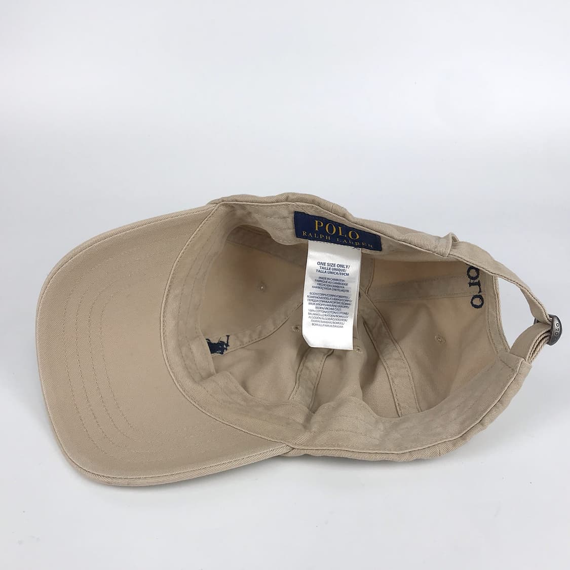 폴로 랄프로렌 POLO 베이지색 캡 모자 상품이미지6