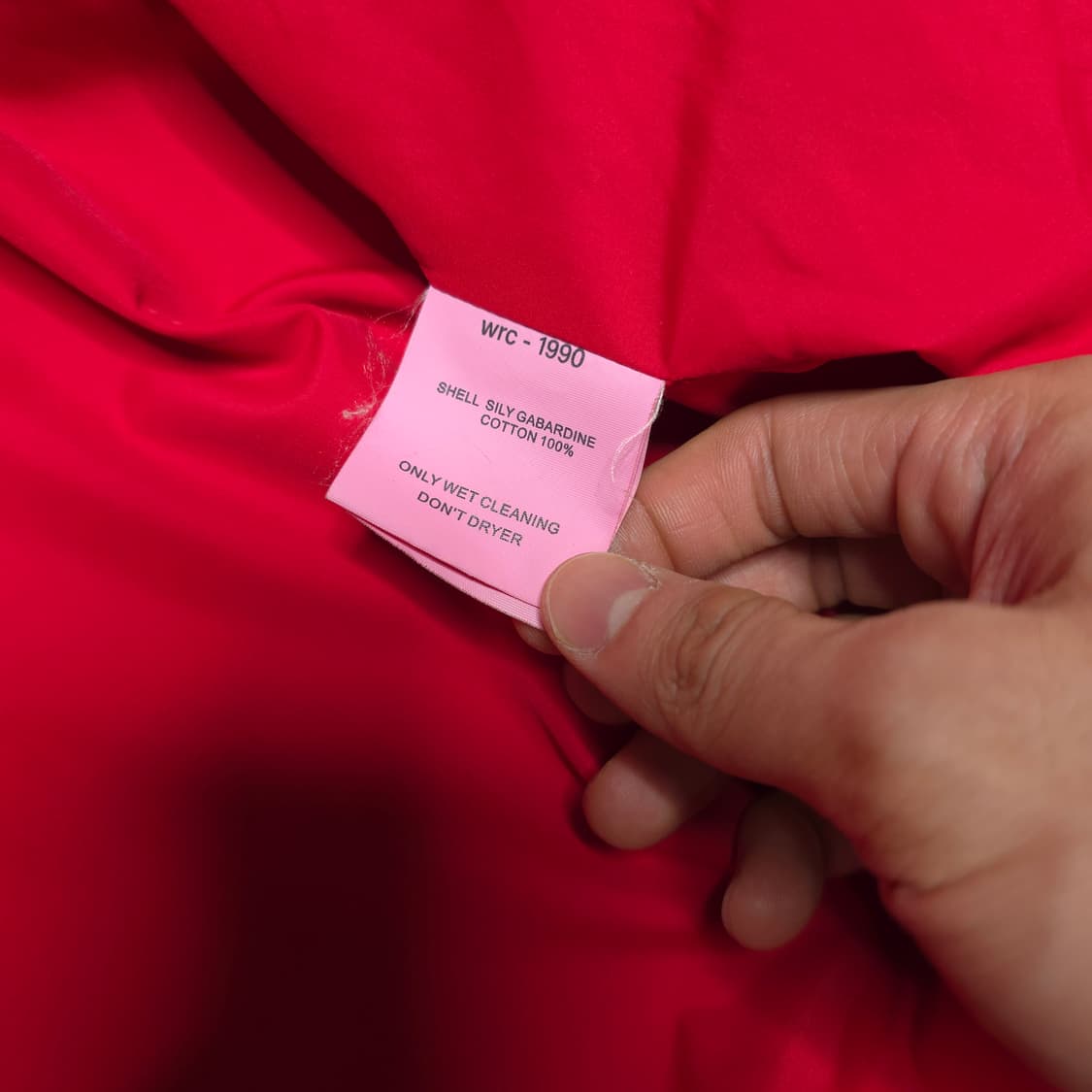 [3]뤡코즈 실키 개버딘 자켓 레드 상품이미지6