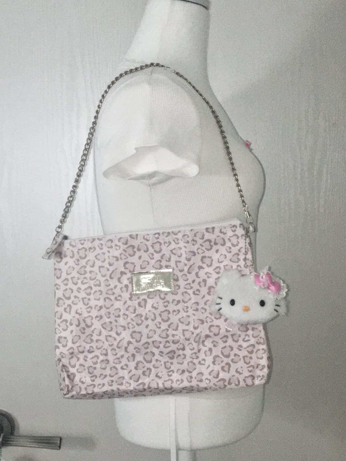 Cecil Mcbee pale pink leopard clutch 상품이미지1