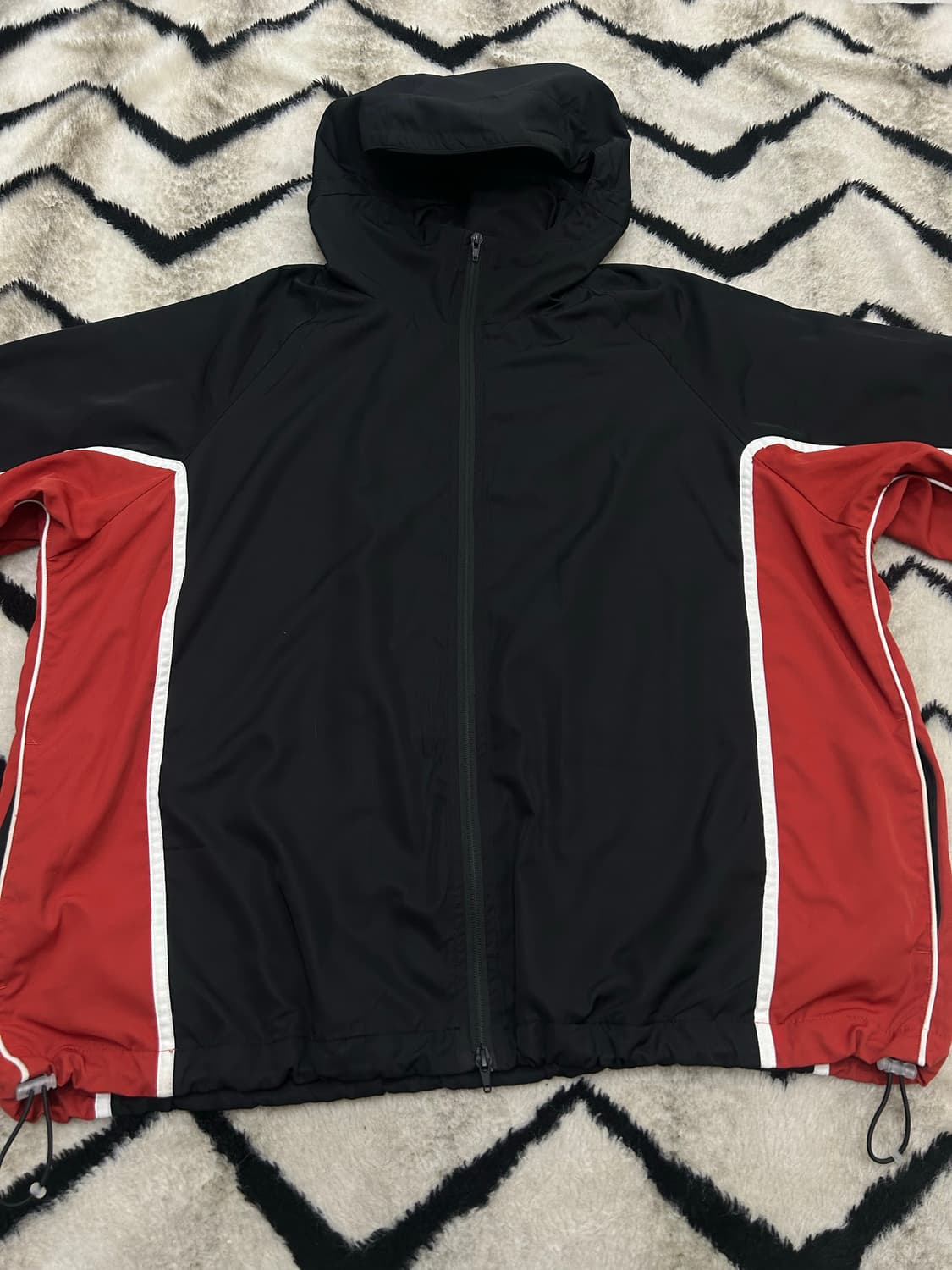 [실측XL]파르티멘토 멀티 콘트라스트 후드 바람막이 상품이미지3