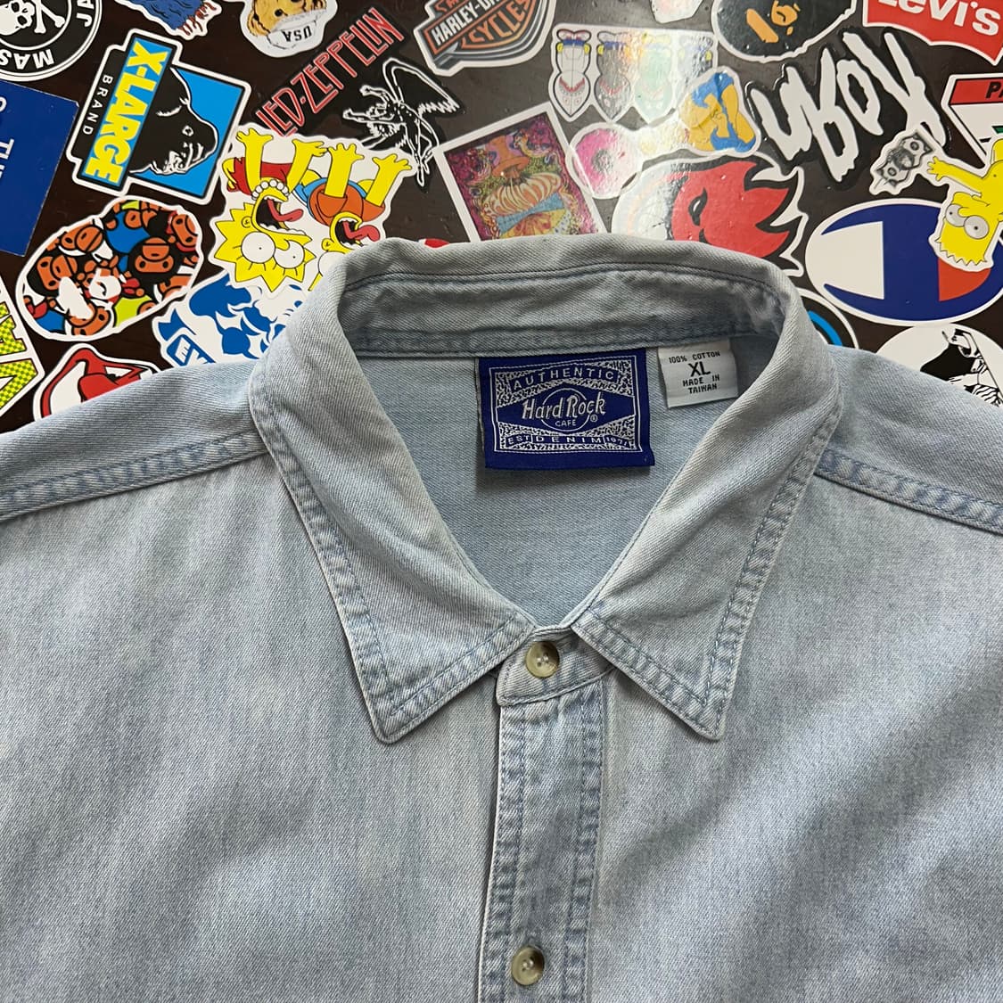 하드락 카페 데님 셔츠 XL 상품이미지6