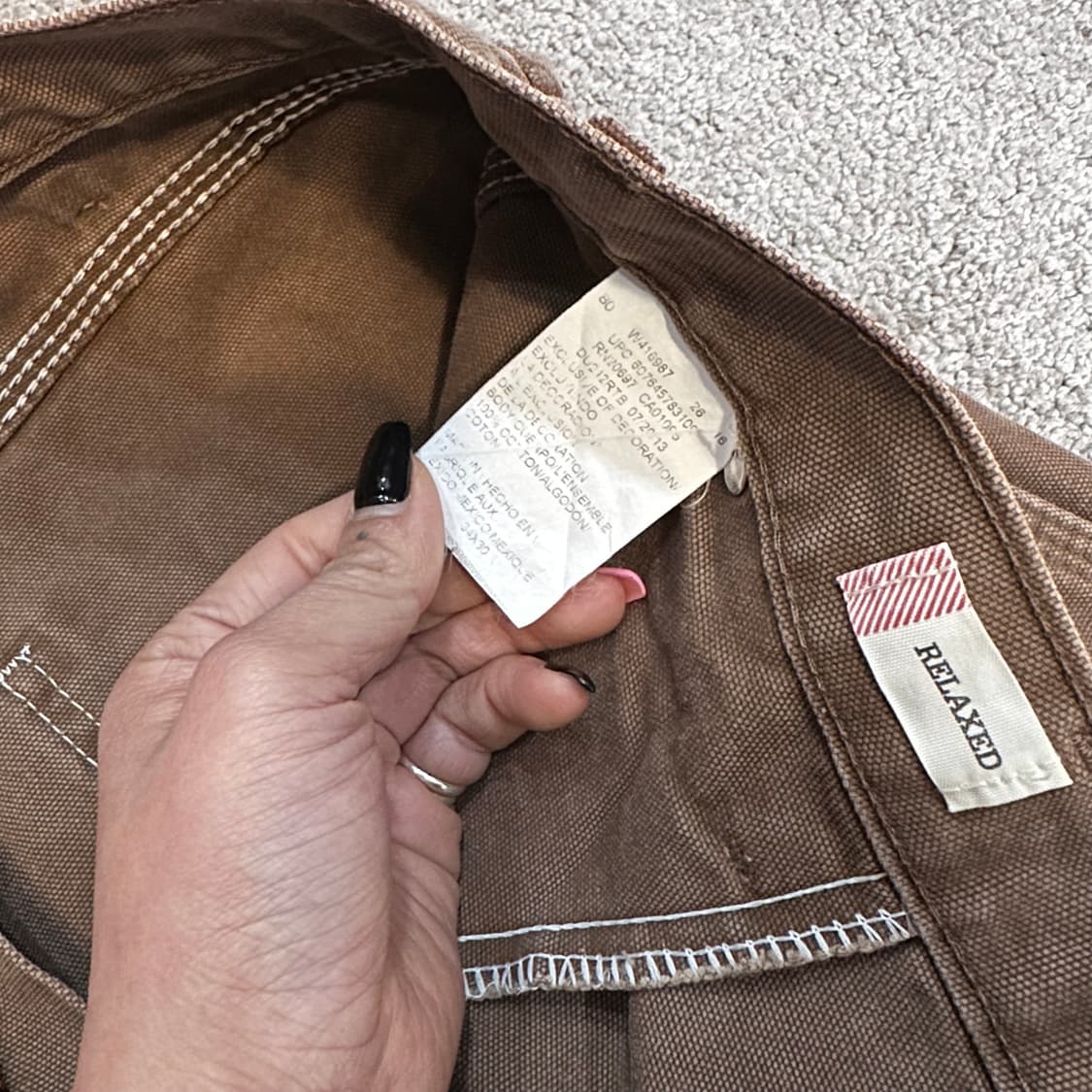 디키즈 1939 덕 캔버스 카펜터 팬츠(33) 상품이미지5