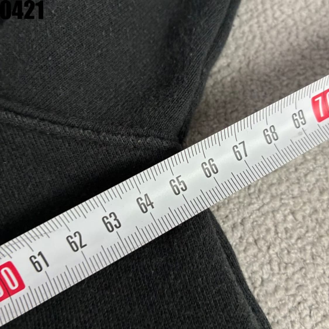 칼하트 블랙 후드티 L 상품이미지4