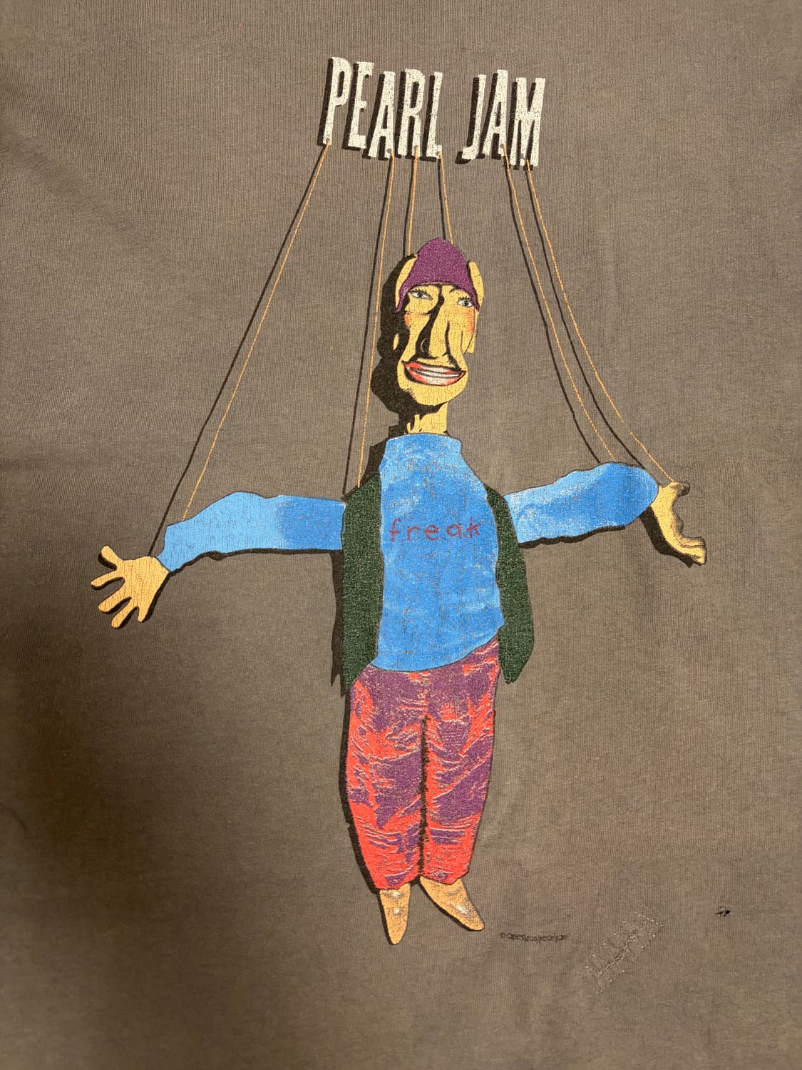 빈티지 펄잼 freaks 티셔츠 made in usa🇺🇸 상품이미지2