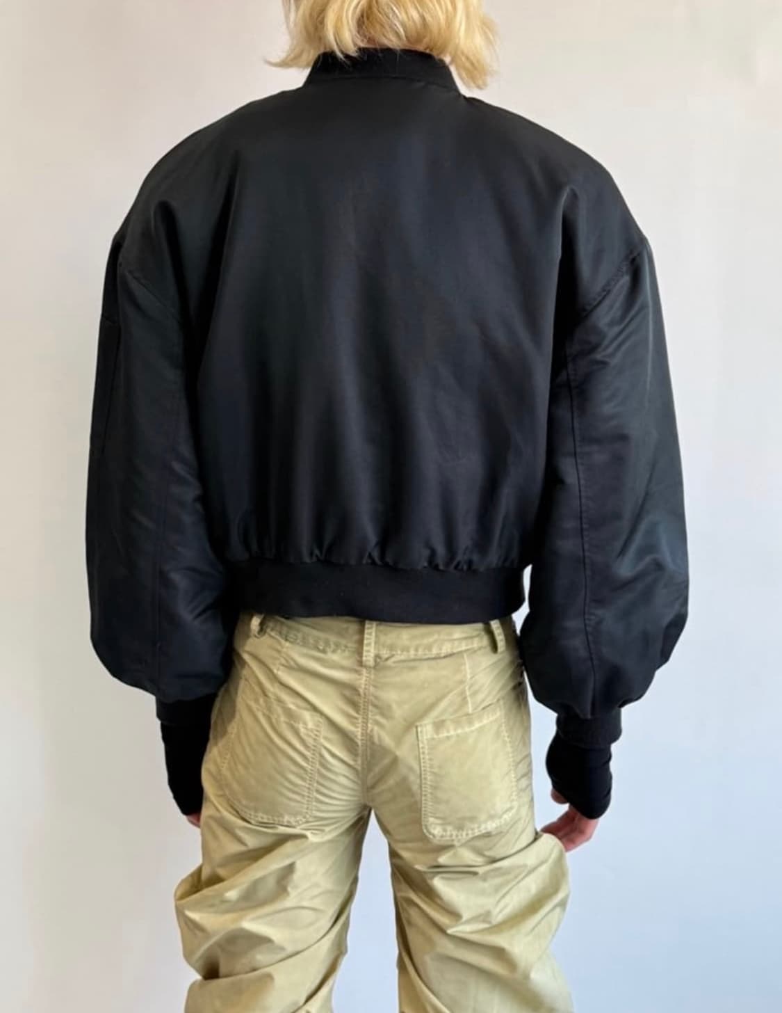 미치코 런던 크롭 봄버 자켓  상품이미지3