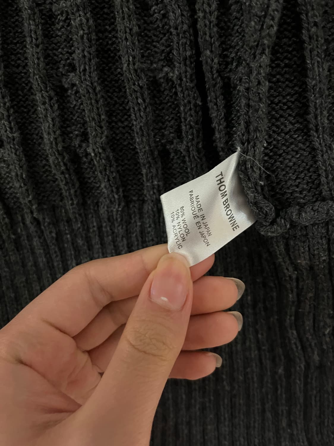 톰브라운 4선 니트 가디건 상품이미지5