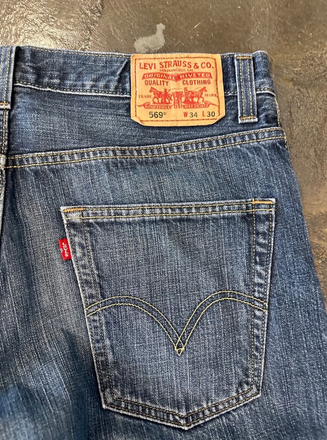 00s Levis 리바이스 569 W34 L30 상품이미지6