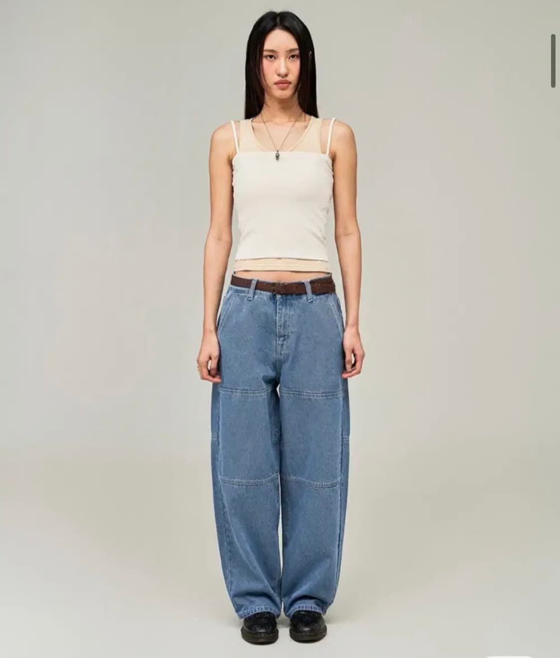 딥센스 절개 워싱 청바지 상품이미지2