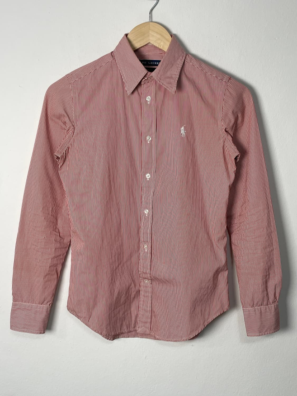 폴로 스트라이프 화이트 포니 셔츠 상품이미지4