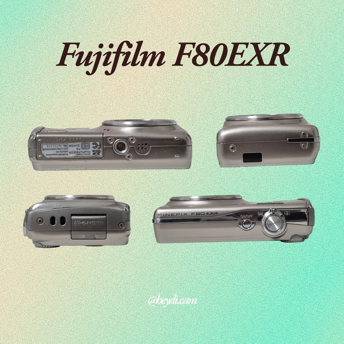 (아일릿원희) 후지 F80EXR(fuji F70EXR) 골드 상품이미지3