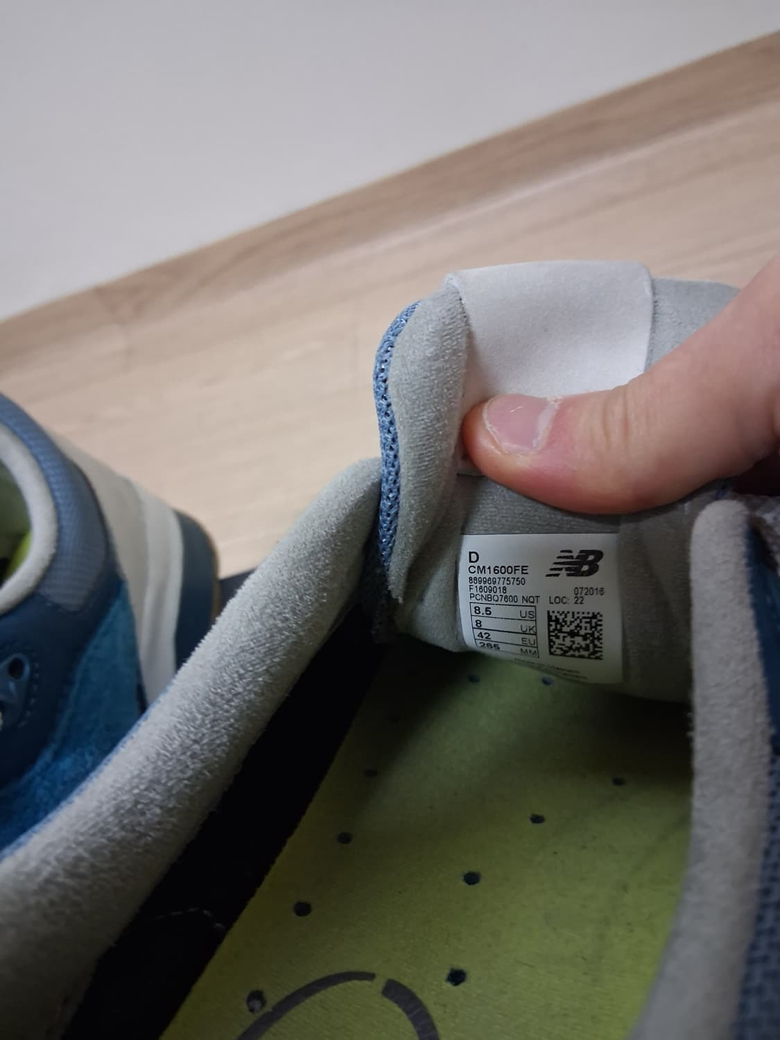 뉴발란스 1600 스웨이드 블루 265 상품이미지8