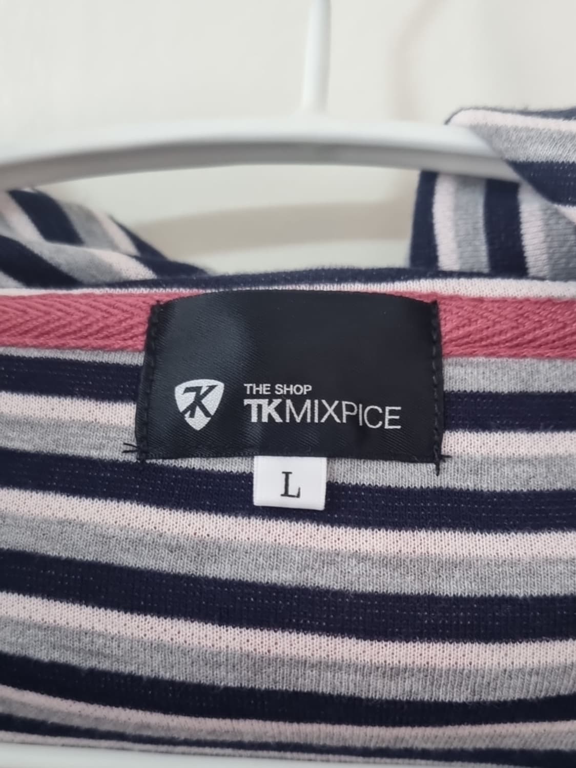 THE SHOP TK 스트라이프 후드집업 가디건 L 상품이미지7