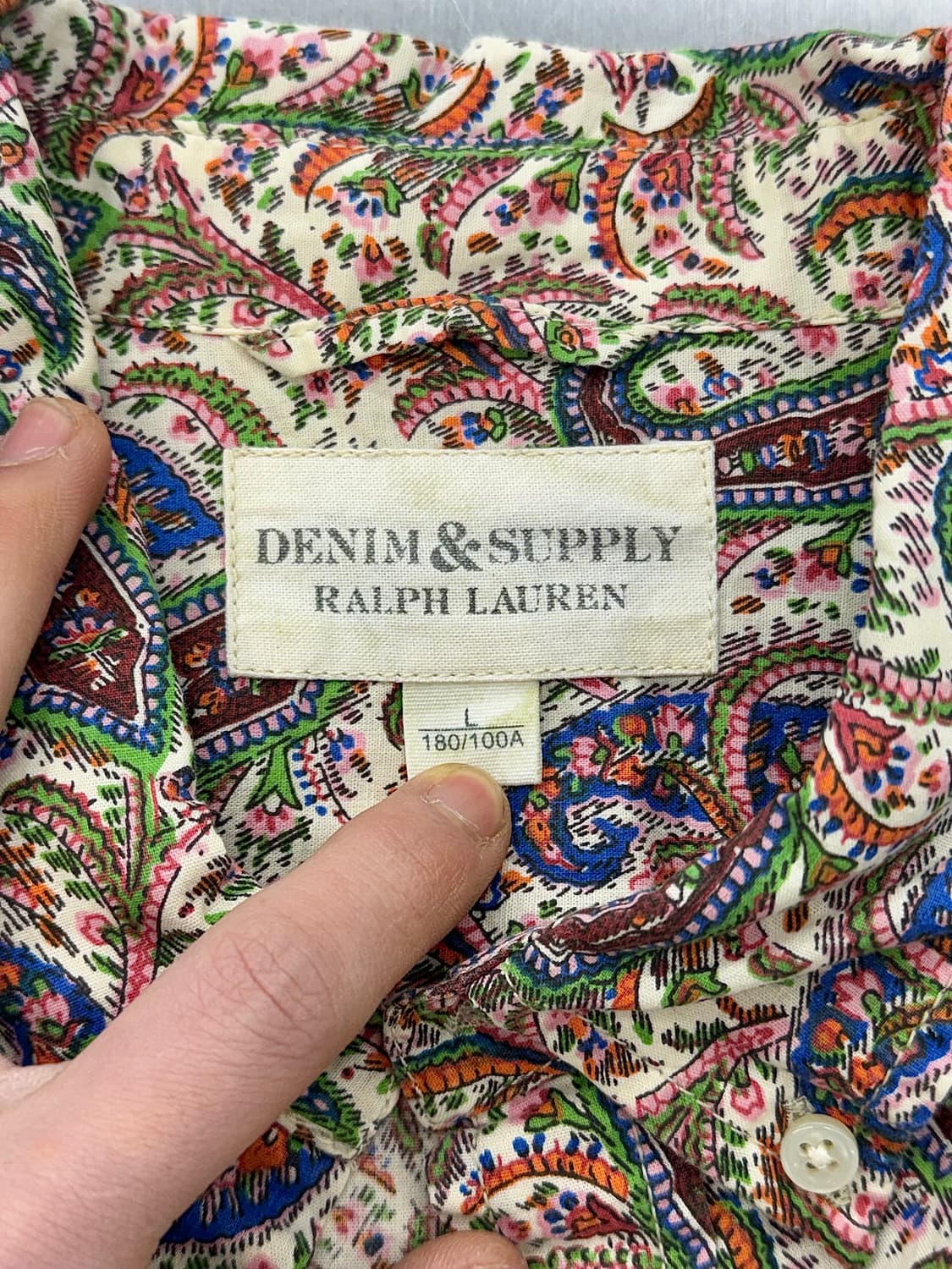 데님 앤 서플라이 랄프 로렌 멀티 페이즐리 숏 셔츠 상품이미지8