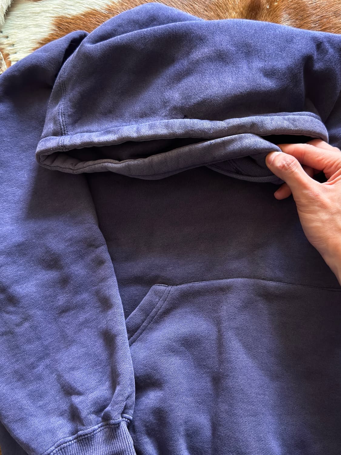 90s Converse All star Sunfaded Hoodie 상품이미지6