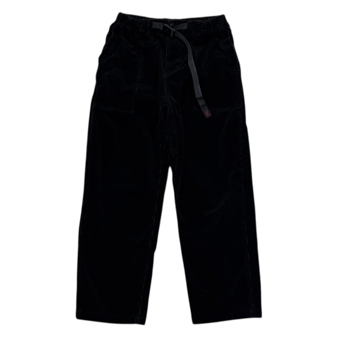 그라미치 코듀로이 루즈 테이퍼드 팬츠 블랙 M 상품이미지1