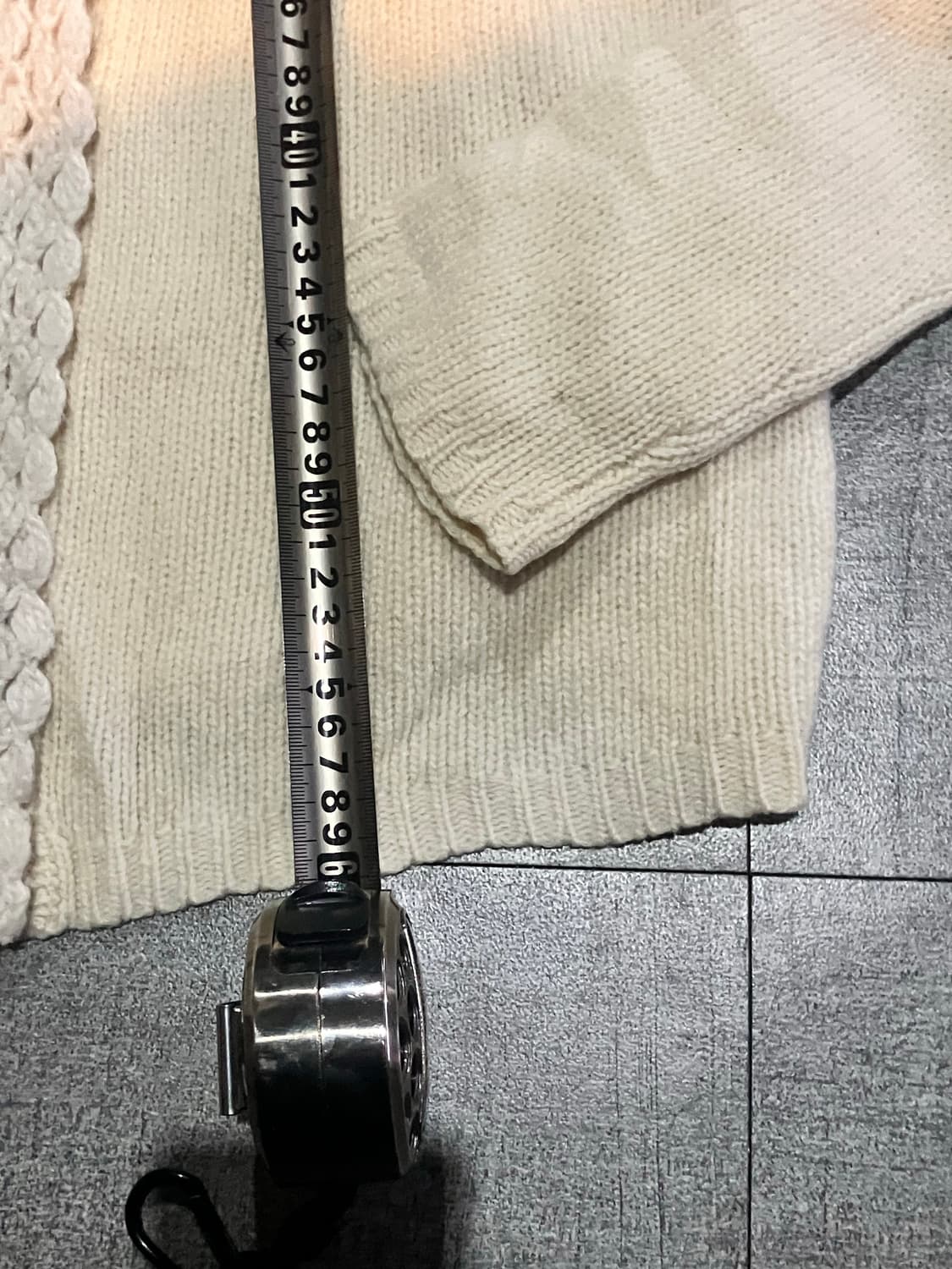 일본빈티지 Commecaism 하구미모리걸 할메카지 니트가디건 상품이미지3