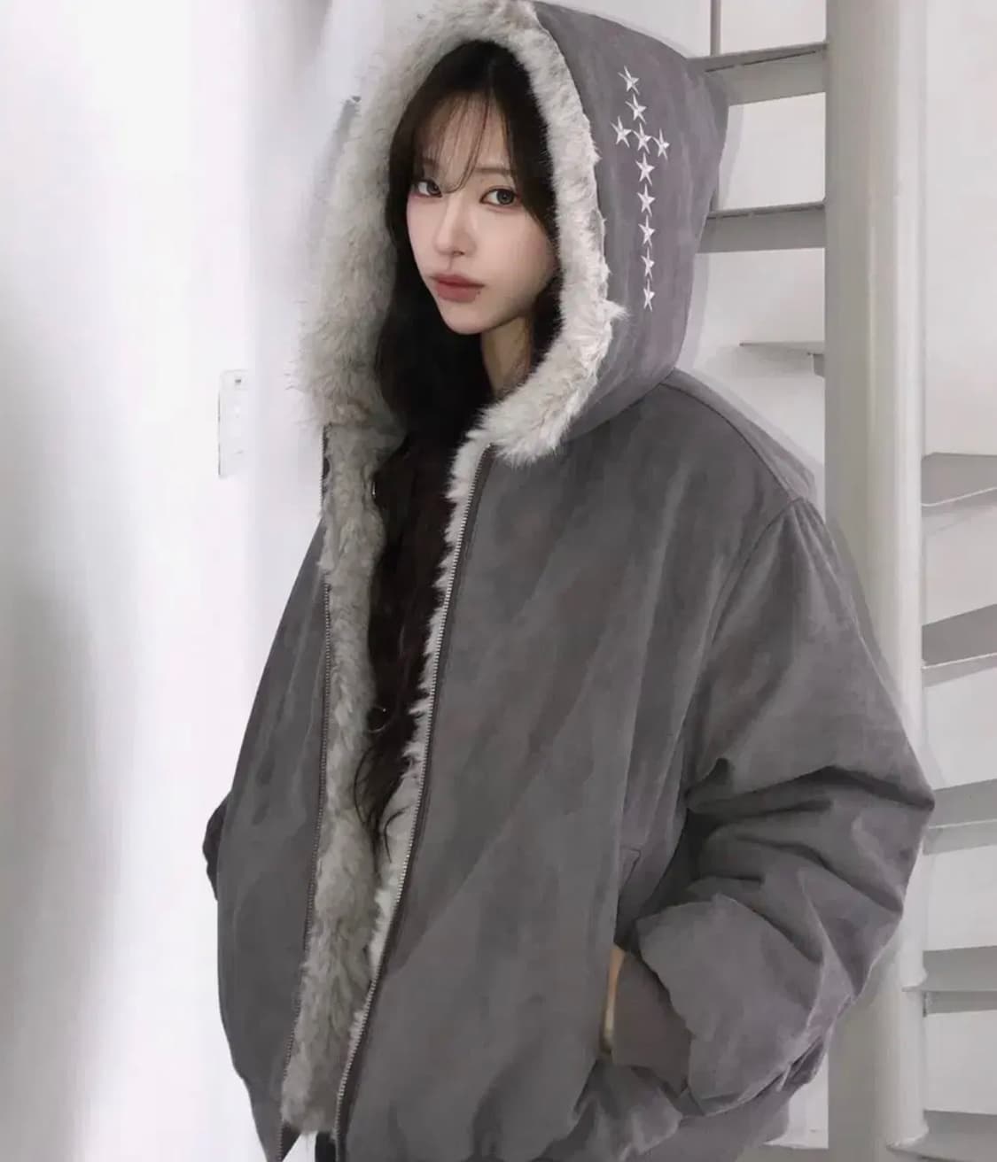 러브이즈트루 리버시블 무스탕 상품이미지1