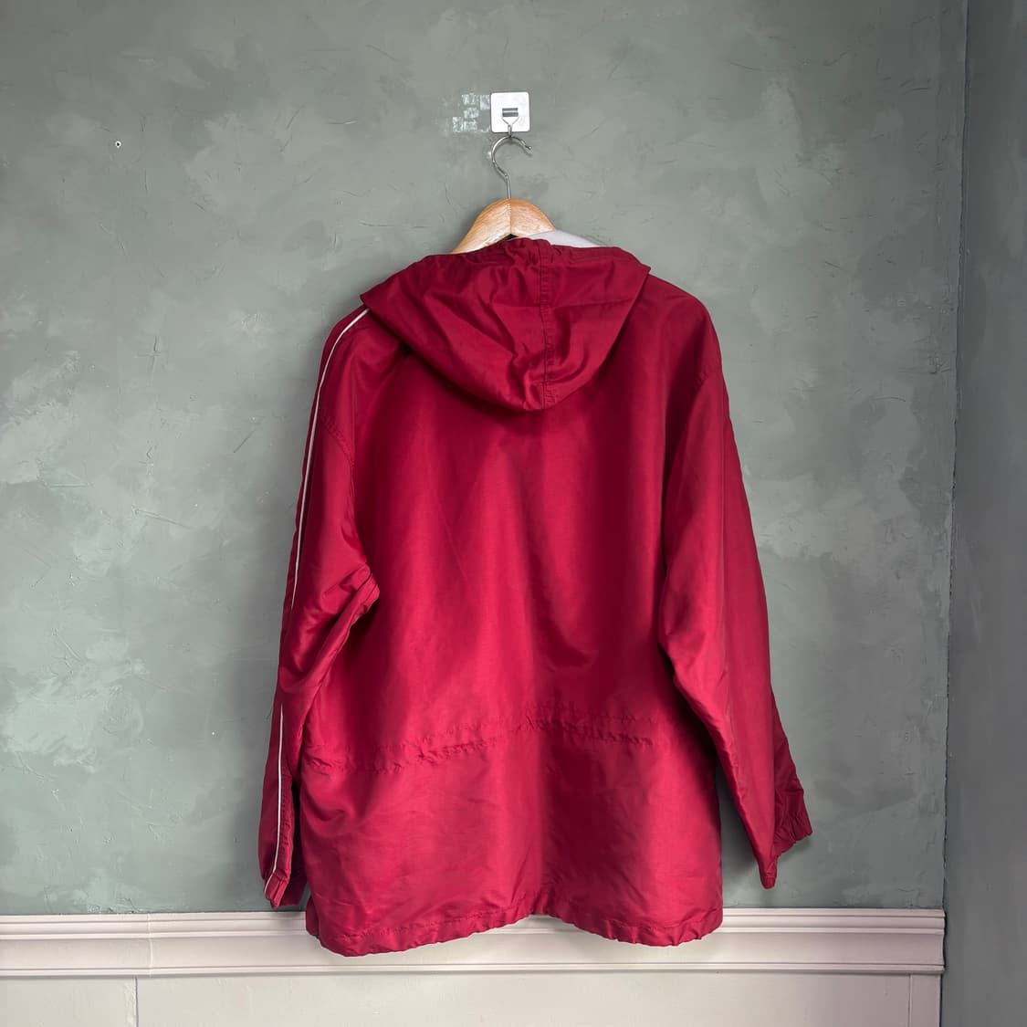 폴로 랄프로렌 폴로 스포츠 아노락 바람막이 버건디 레드 상품이미지5