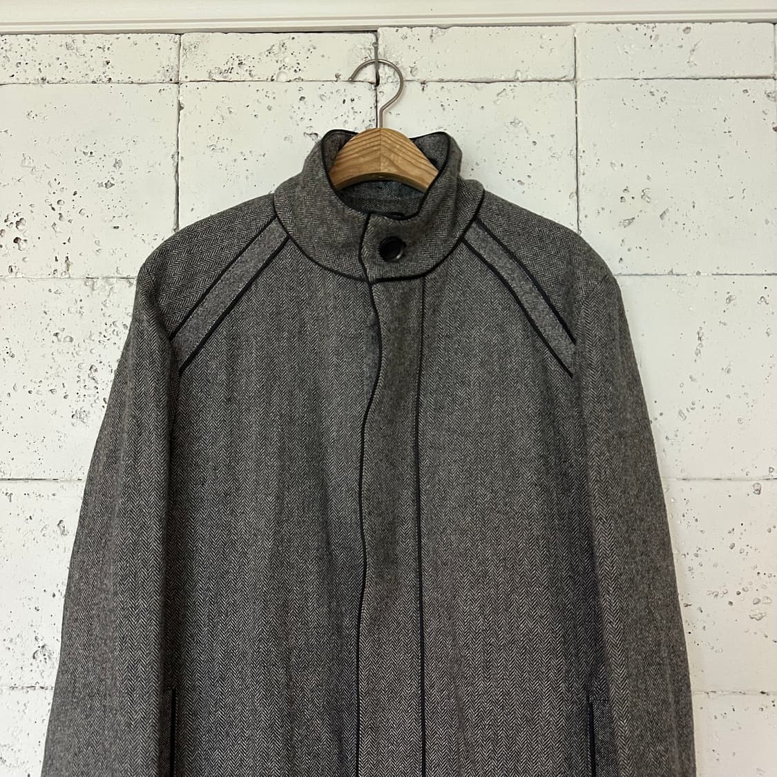 95 지오송지오 해링본 코트 상품이미지2