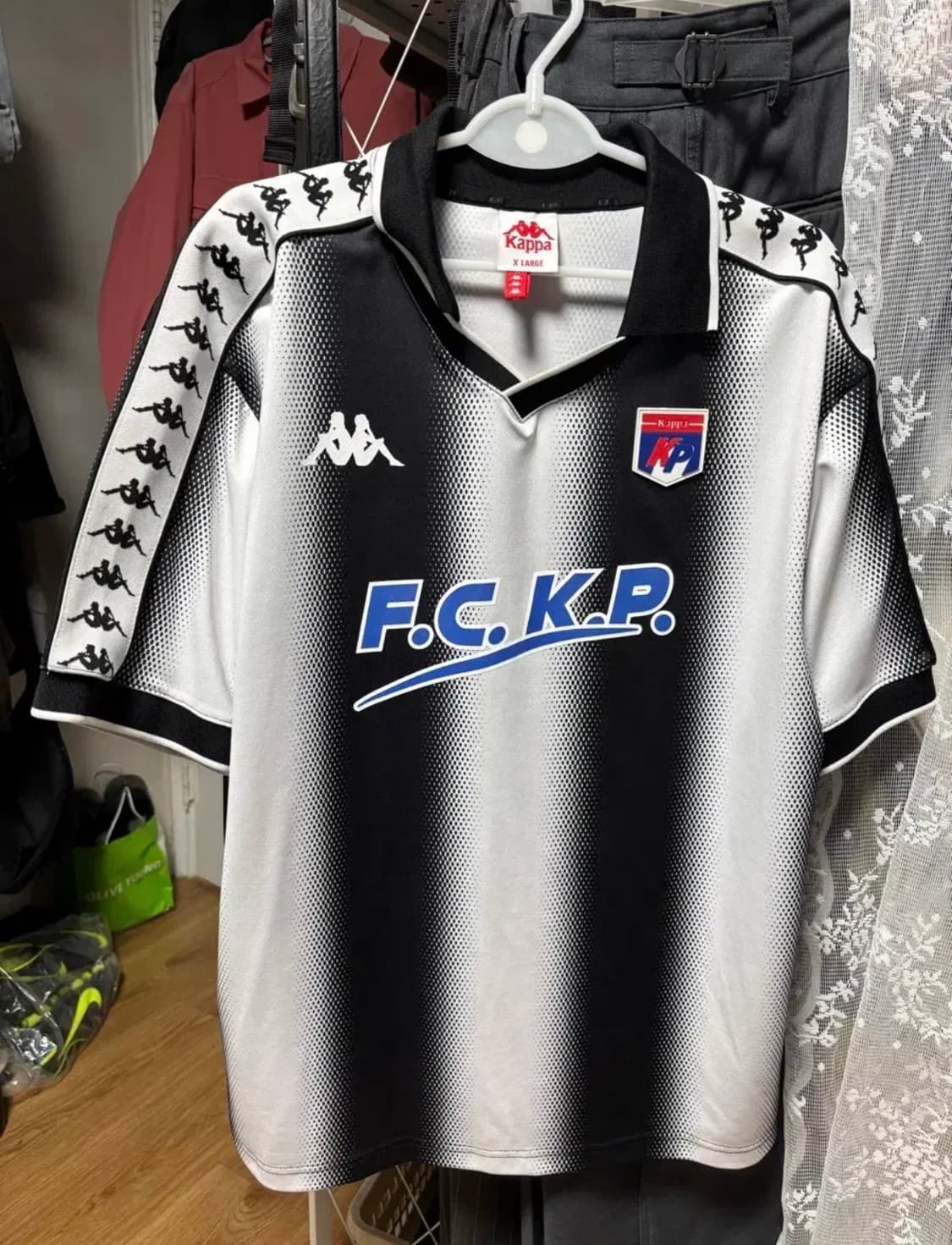 XL) 카파 kappa 스트라이프 축구 유니폼 상품이미지2