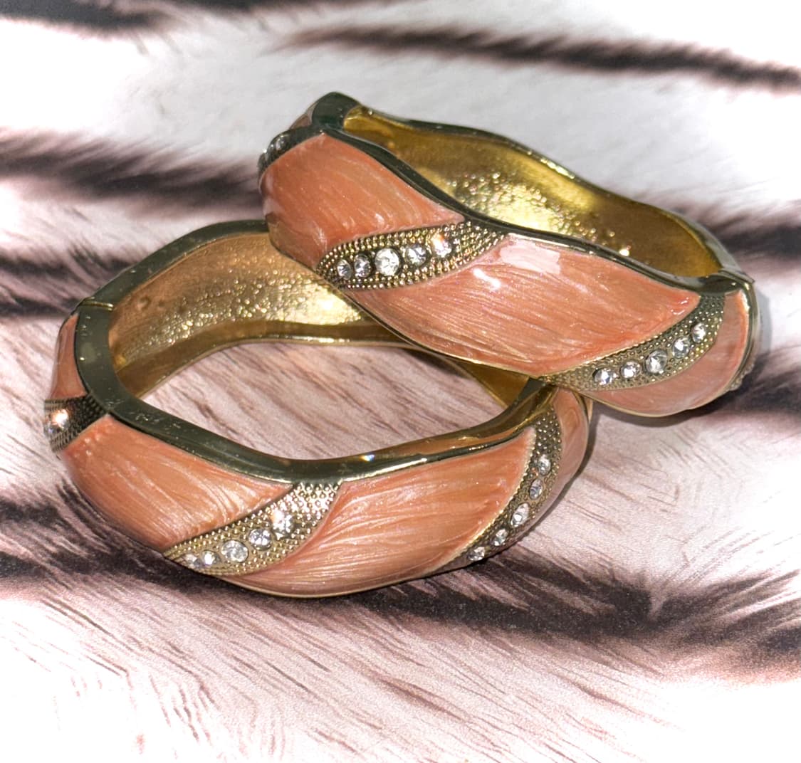 일본 헤이세이 시부야 갸루 큐빅 자석형 뱅글 팔찌 상품이미지2