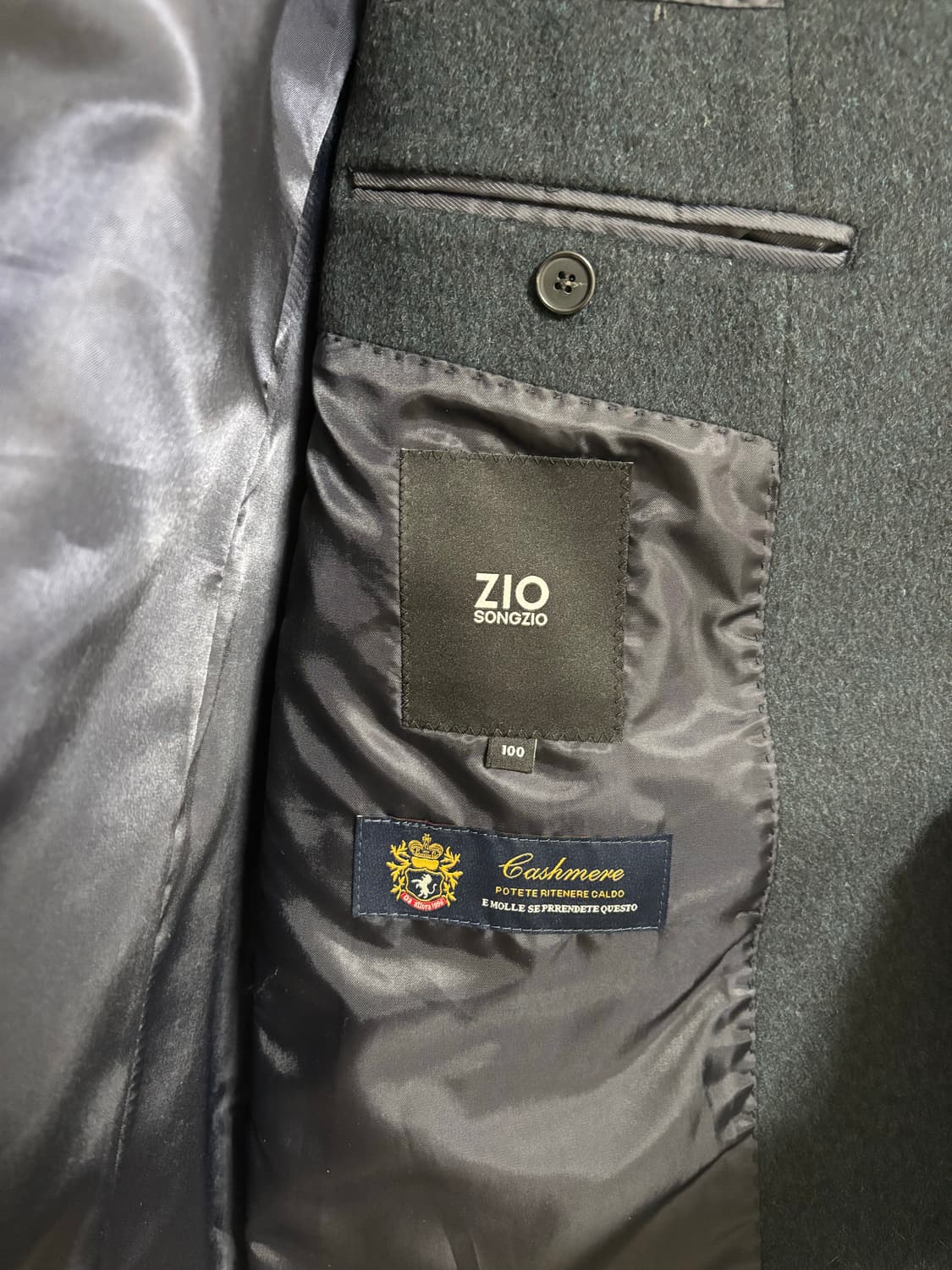 지오송지오 체스터필드 코트 100 상품이미지4