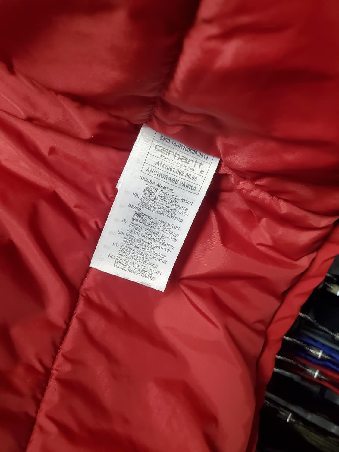 남녀공용 칼하트 패딩 상품이미지3