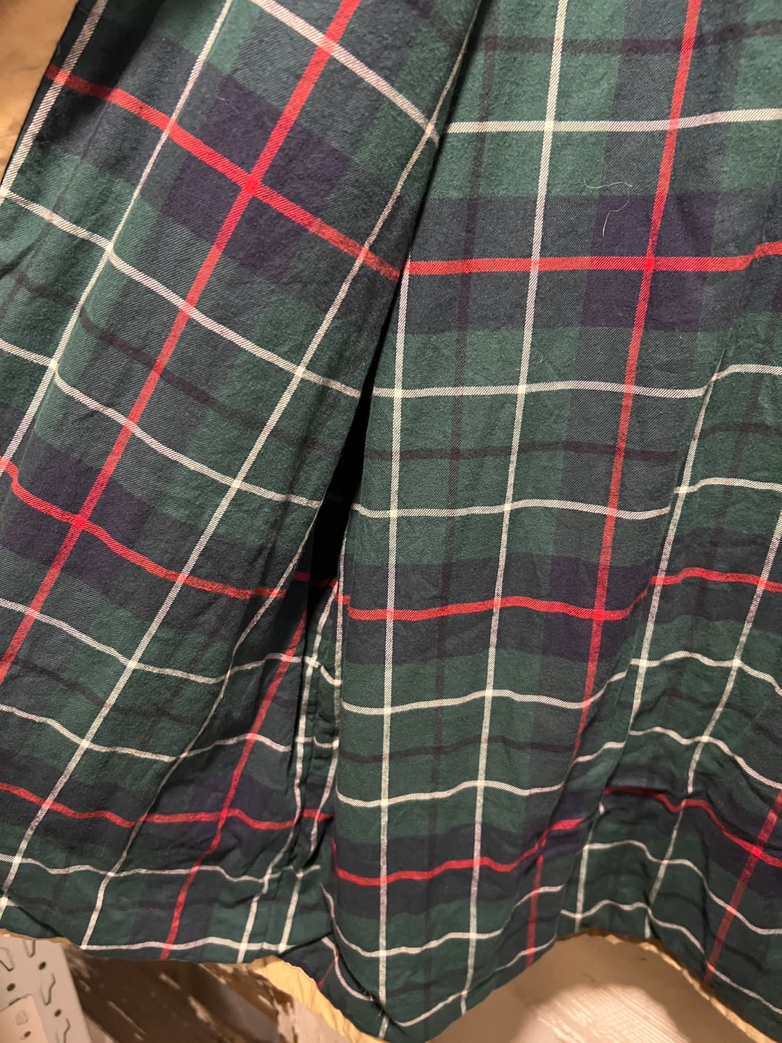 [2XL]폴로 랄프로렌 타탄체크 라이닝 베이지 드리즐러 자켓 상품이미지5