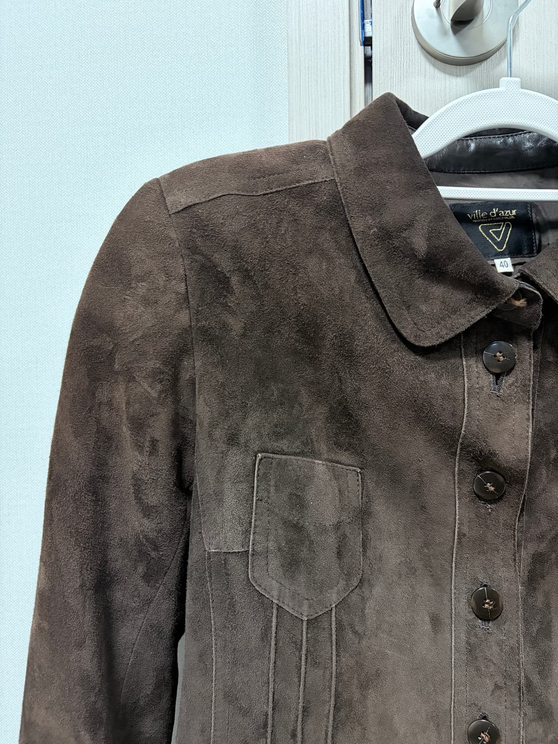 브라운 프릴 자켓 상품이미지2