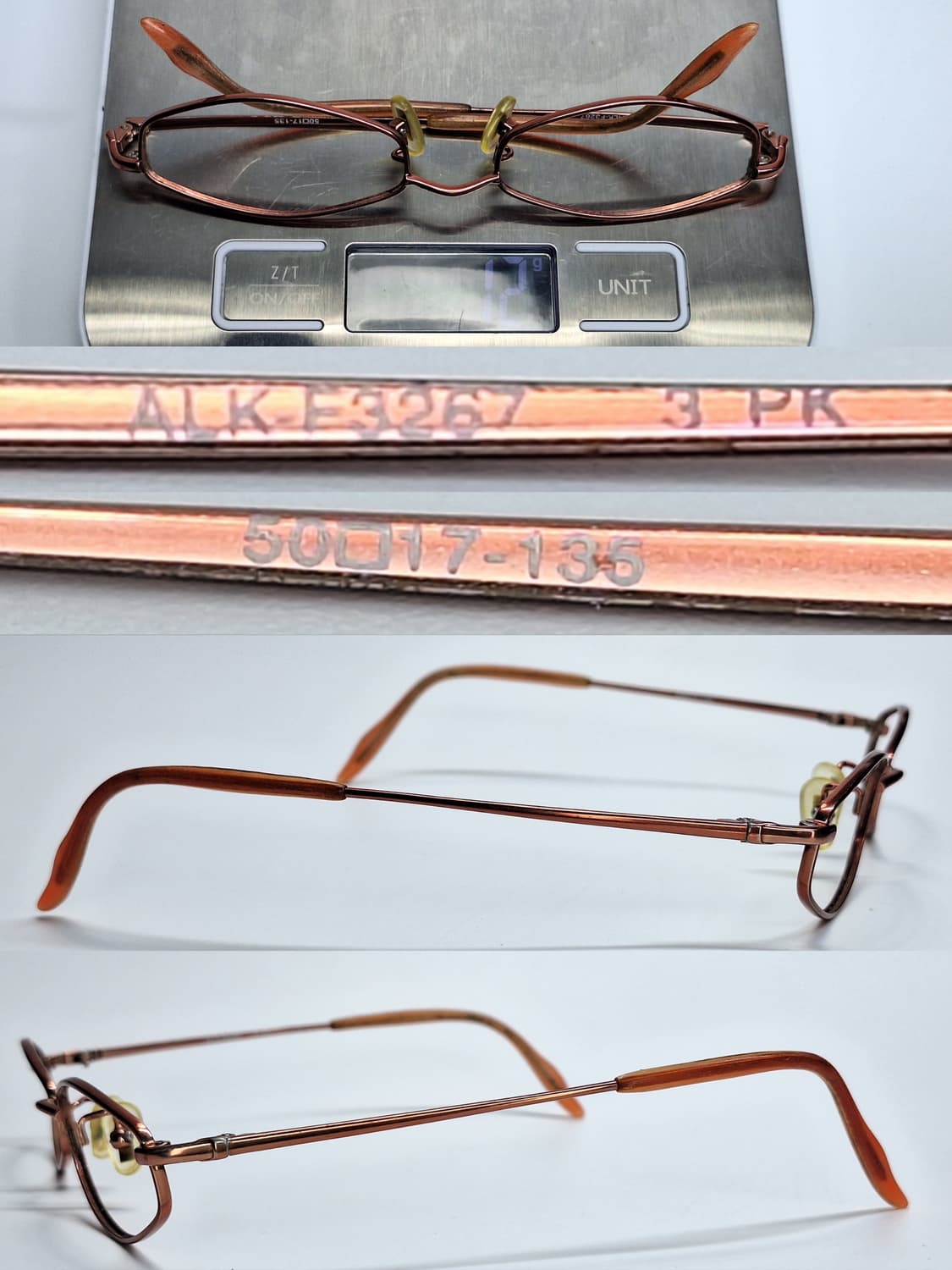 00s 일본 빈티지/alook ALK-F3267 긱시크 슬림 안경테 상품이미지5