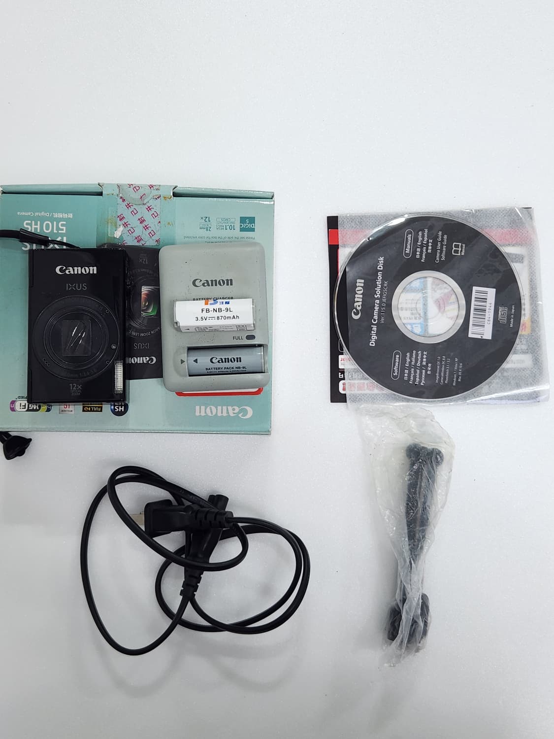 캐논 IXUS510HS 익서스510 익시1 블랙 디카 카메라 빈티지 상품이미지2