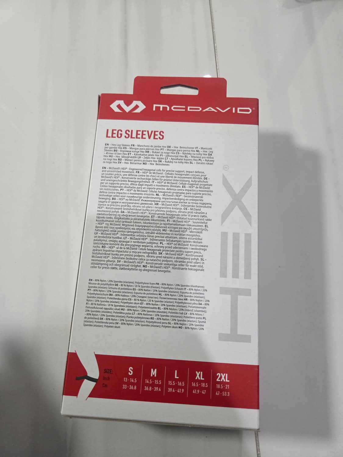 맥데이비드 헥사패드 무릎 보호대 6446R-블랙 러닝 등산 헬스 상품이미지3