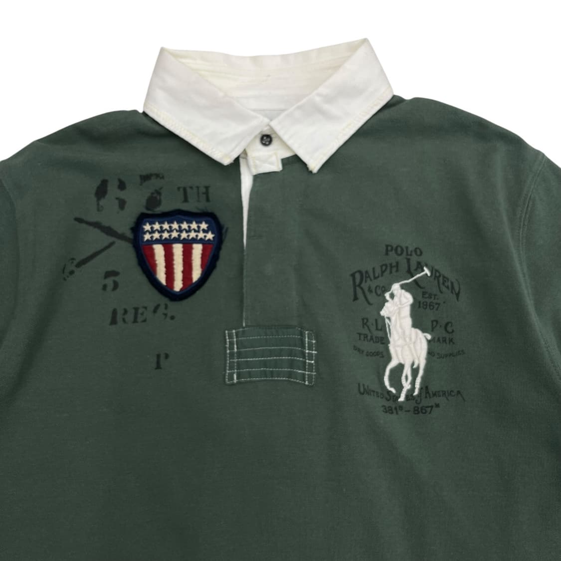 폴로 랄프로렌 빅포니 딥카키 카라 반팔 M ( 새상품 ) 상품이미지4