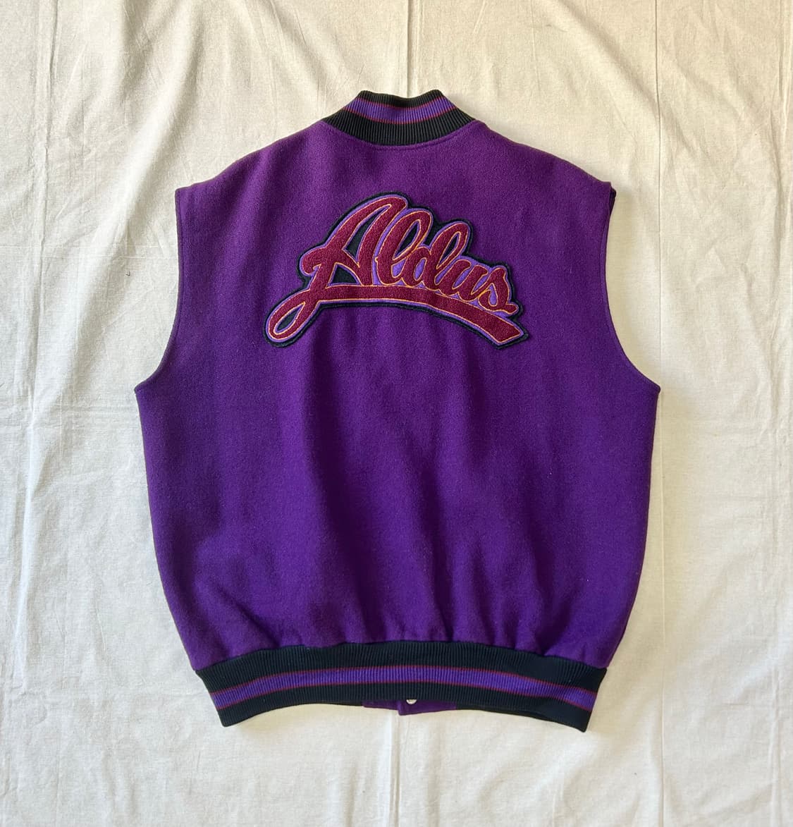 빈티지 야구 바시티 베스트 상품이미지8