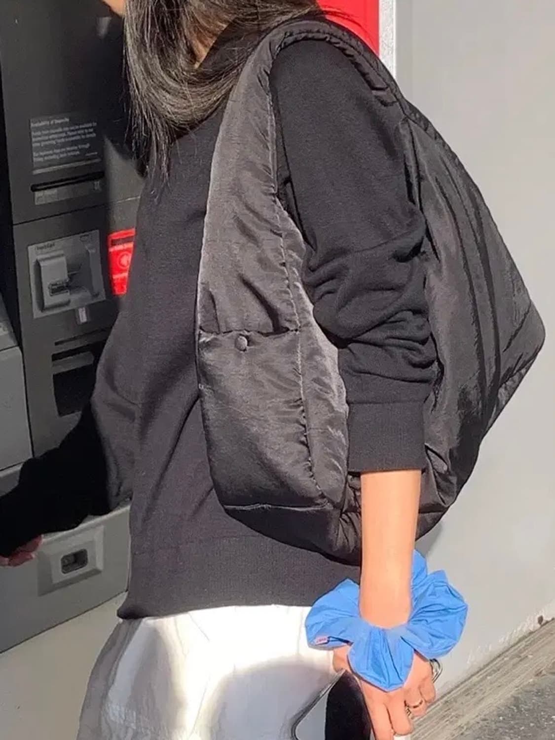 헤이그 덤플링 백 라지 블랙 상품이미지6