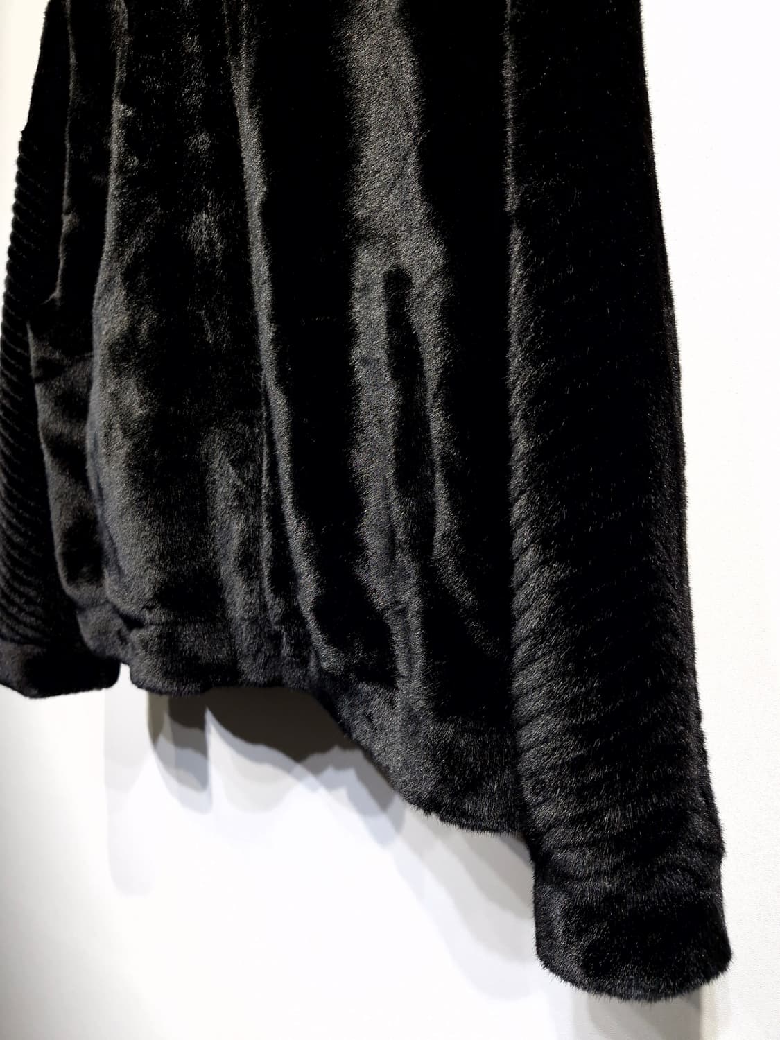 르투아 밍크퍼 후드 자켓 블랙_L 상품이미지5