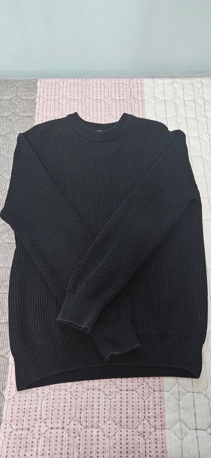 스테디에브리웨어 크루넥 코튼 립 니트 3 상품이미지1