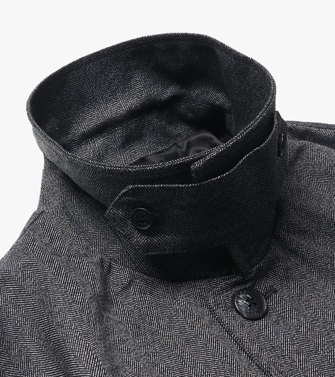 CALLNE - WOOL BLEND HERRINGBONE COAT 상품이미지5