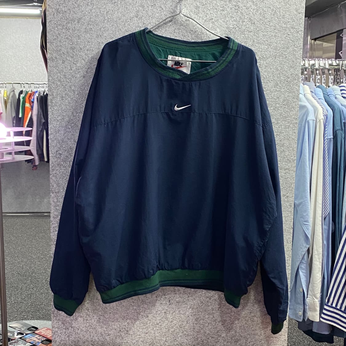 나이키 미들스우시 네이비 웜업 B3163 상품이미지2