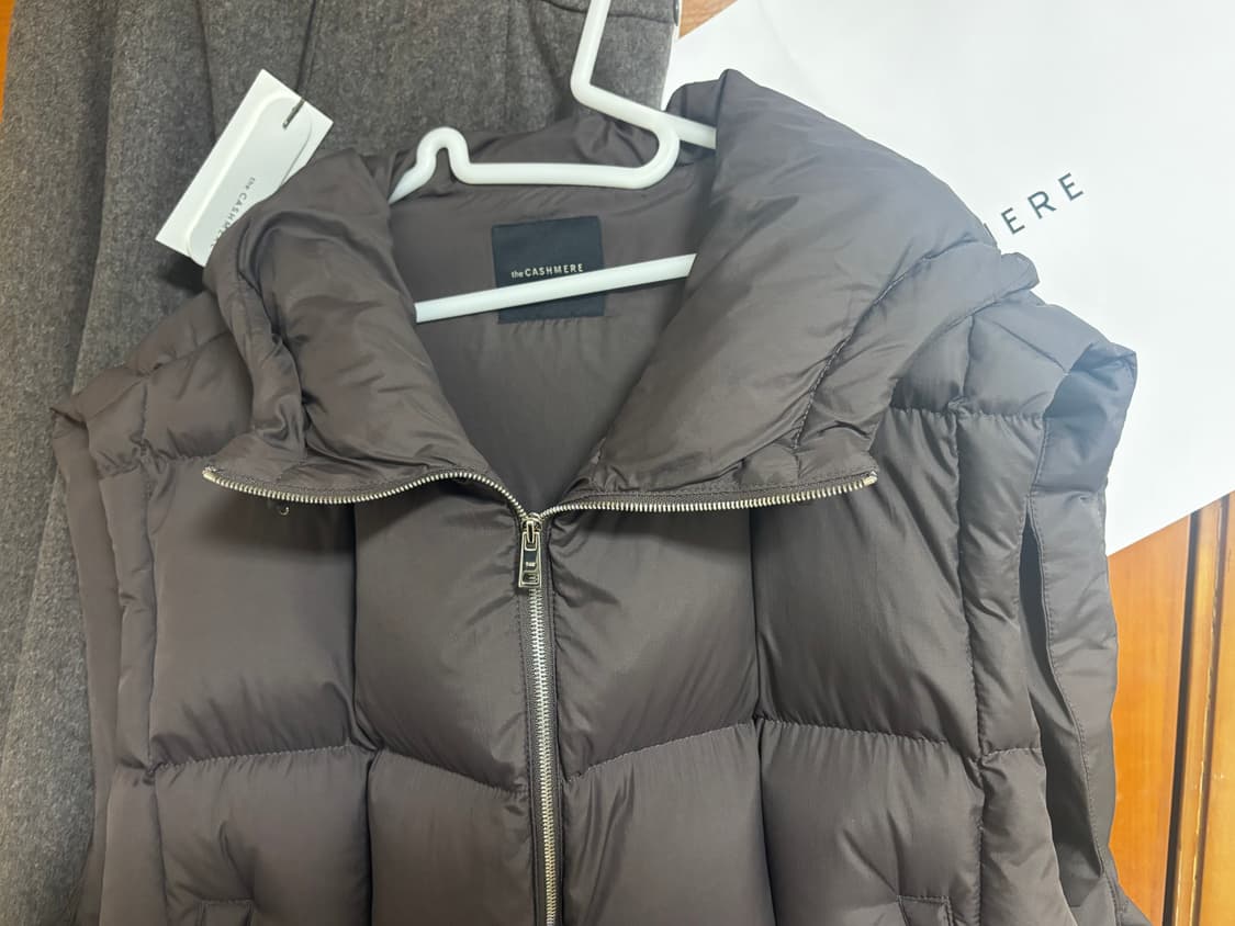 더캐시미어 베스트 다운 패딩 + 스커트 합배송  상품이미지8